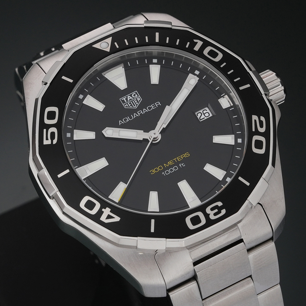 TAG HEUER(USED)태그호이어 아쿠아레이서 43 스틸 쿼츠 WAY101A